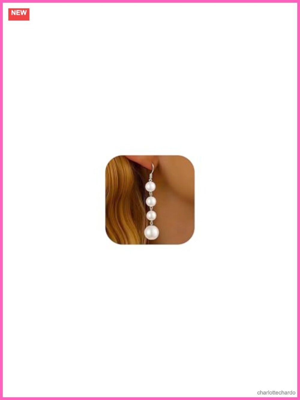 Long Tassel Pearl Dangle Earrings for Women Wedding Bridal Jewelry Gift